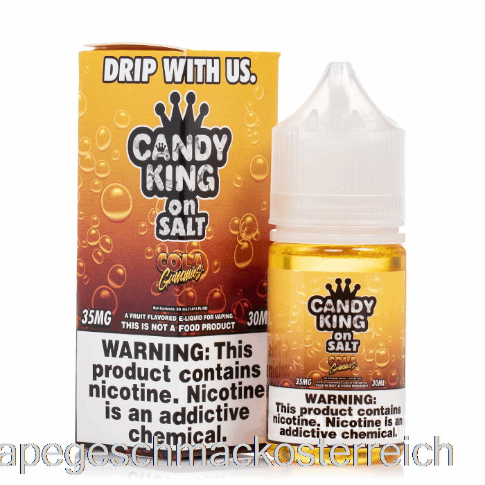 Cola-Gummis – Candy King Salts – 30 Ml, 50 Mg Vape-Geschmack